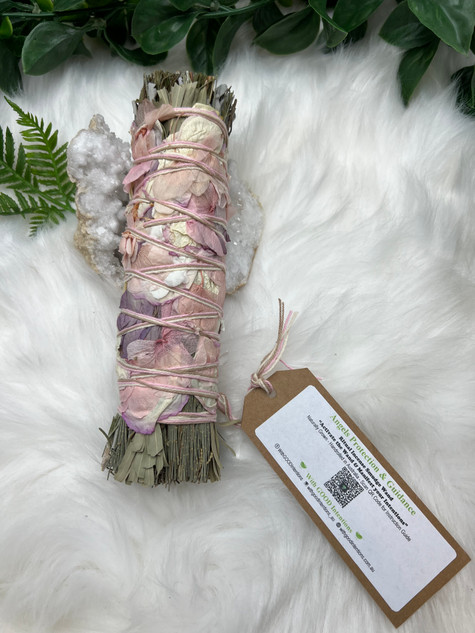 Angels Protection & Guidance Ritual Smudge Wand