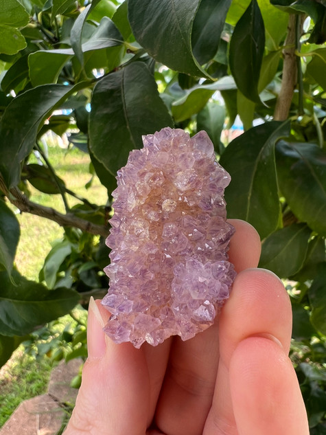 Spirit Quartz clusters, a sparkling crystal for harmony, spiritual growth and uplifted energy. Beautiful for meditation, display and sacred spaces.