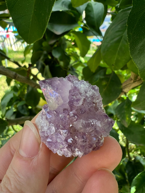 Spirit Quartz clusters, a sparkling crystal for harmony, spiritual growth and uplifted energy. Beautiful for meditation, display and sacred spaces.