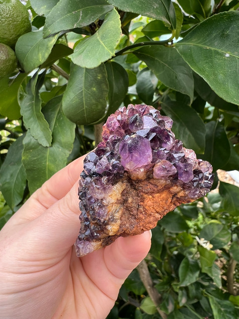 Iron-Rich South African Amethyst  – Grounding Protection & Spiritual Calm