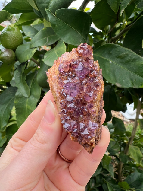 Iron-Rich South African Amethyst  – Grounding Protection & Spiritual Calm