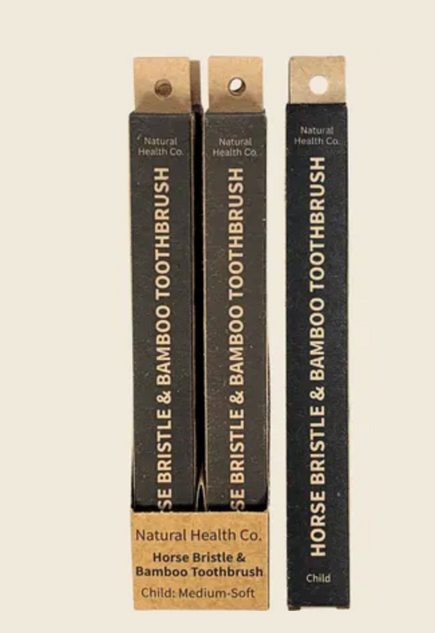 Horse hair toothbrush