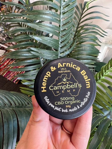 Hemp & Arnica Balm for Joints/muscle pain relief
