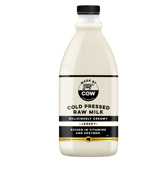 Made By Cow - Jersey Raw MIlk - Cold Pressed