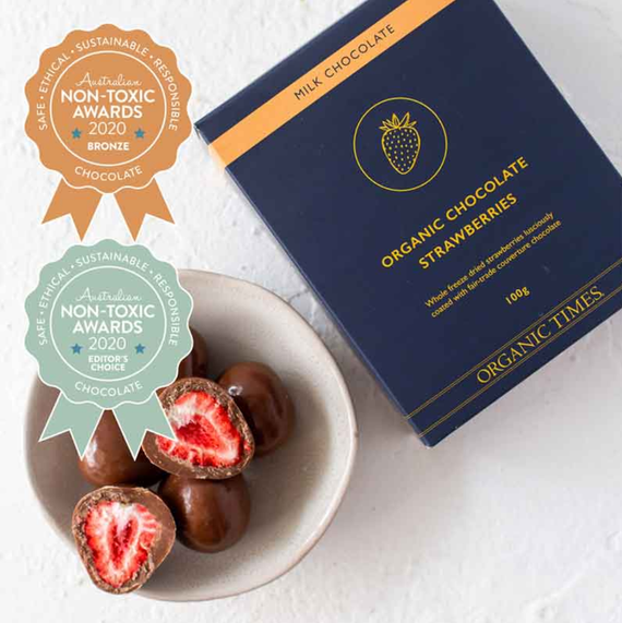 Organic Chocolate Strawberries