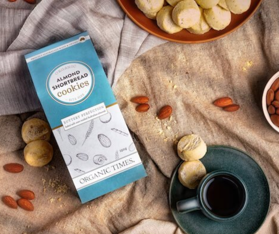 Organic Almond Shortbread Cookies