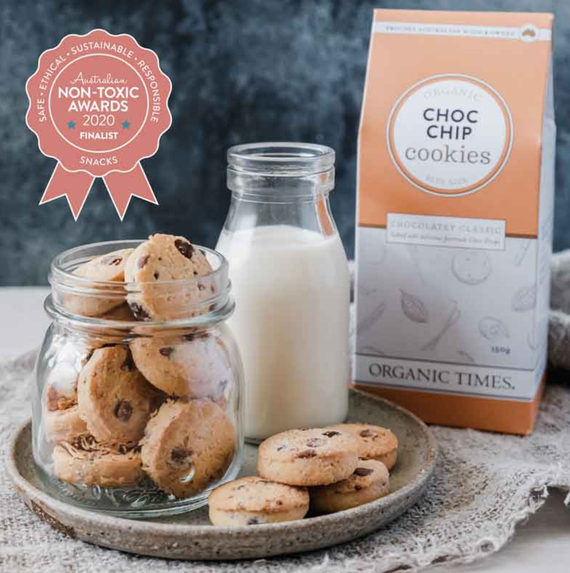 Organic Chocolate Chip Cookies