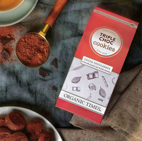 Organic Triple Chocolate Cookies