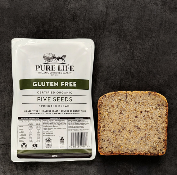 GF 5 Seed Sprouted Bread