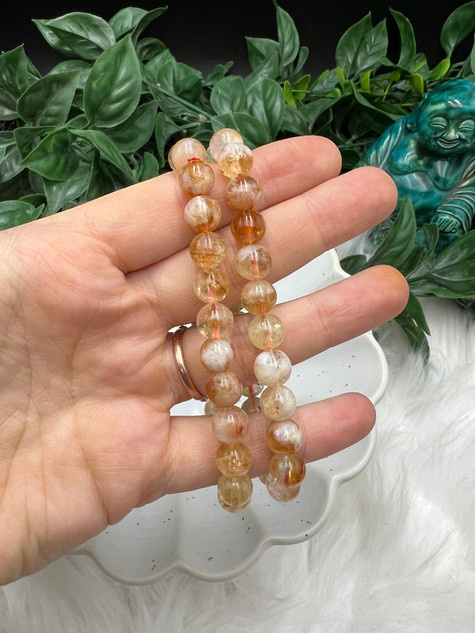 Citrine Bead Bracelet – Abundance, Confidence & Joy