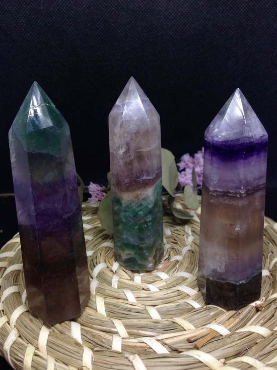 Fluorite points