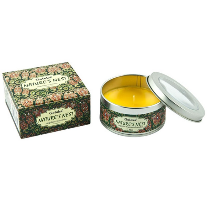 Natures nest candle