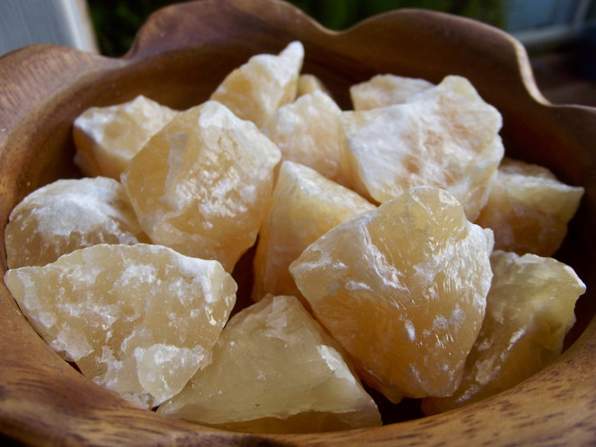 Orange Calcite Chunk