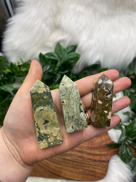 Australian Rhyolite Crystal Point – Grounding & Emotional Balance Stone