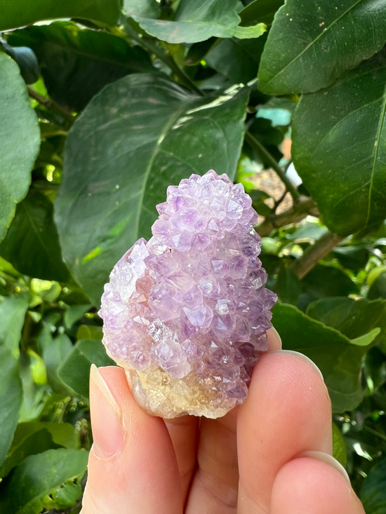 Spirit Quartz clusters, a sparkling crystal for harmony, spiritual growth and uplifted energy. Beautiful for meditation, display and sacred spaces.