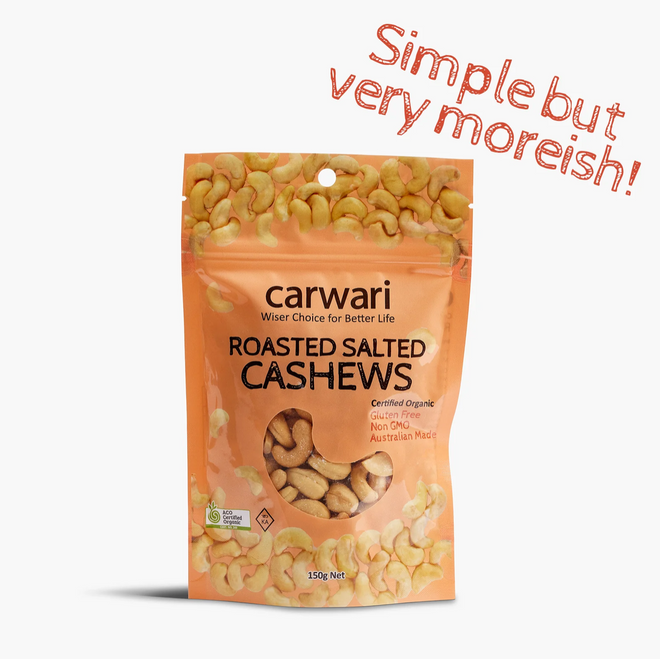 Organic Roasted Salted Cashews