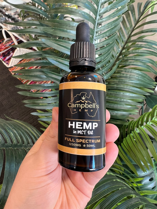 Organically Grown hemp oil