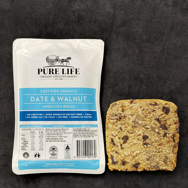 Date & Walnut Sprouted Bread