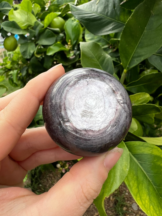 A Grade Lepidolite Sphere | Calm, Sleep & Emotional Balance