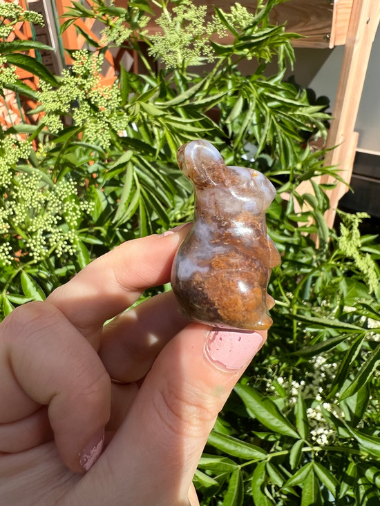 Moss Agate Bunny - 2