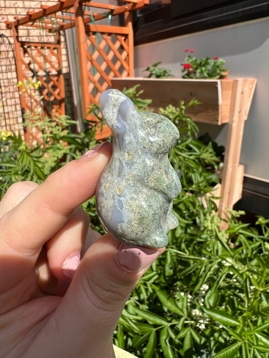 Moss Agate Bunny - 3