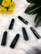 obsidian points