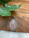 Rose Quartz Pendant – Love, Compassion & Emotional Healing (Silver Plated)