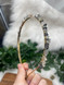 Black Tourmaline in Quartz Headband – Protection, Clarity & Energy Alignment