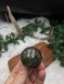Labradorite Flashy Sphere for protection, intuition, and transformation. A beautiful polished crystal with striking natural flash.