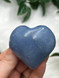 Angelite heart crystal for peace, emotional calm, gentle communication and angelic guidance.