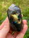 Labradorite Flame for protection, intuition and transformation. A magical crystal piece to support energetic shielding, inner wisdom and spiritual connection.