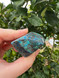 XL hand-cut Shattuckite tumbled stones, known for supporting truth, intuition and clear communication.