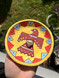 Hand-painted clay incense burner featuring a mystical folk-art bird design, perfect for rituals, meditation, sacred spaces and everyday incense use.