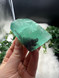 Discover a unique green Fluorite freeform with beautiful natural inclusions. A striking collector’s crystal associated with clarity, focus and balance.