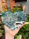 A Grade Moss Agate Heart XL