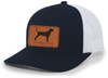 Canine Collection Bluetick Coonhound Leather Patch Trucker