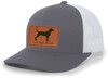 Canine Collection Bluetick Coonhound Leather Patch Trucker