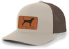 Canine Collection Bluetick Coonhound Leather Patch Trucker