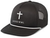 Good News Cross Rope Hat Foam Front Trucker