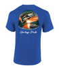 Heritage Pride Mens Lake Dock Bass Fishing Short Sleeve T-Shirt