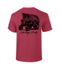 Heritage Pride Mens Farming Tractor In The Field Short Sleeve T-Shirt