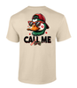 Heritage Pride Men's Funny Valentine's Day Mallard Duck Call Me Short Sleeve T-Shirt