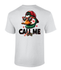Heritage Pride Men's Funny Valentine's Day Mallard Duck Call Me Short Sleeve T-Shirt