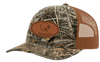 Georgia Cotton Boll Leather Patch Trucker