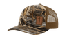 Christian Cross Leather Patch Trucker