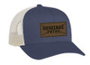 Leather Patch Trucker Snapback Hat