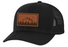 Tamarak Pine Forest Leather Patch Trucker