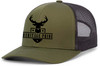 Heritage Pride Deer Hunting Deer Head Shield Mens Embroidered Mesh Back Trucker Hat