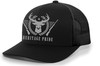 Heritage Pride Deer Head with Guns Antlers Outdoors Mens Embroidered Mesh Back Trucker Hat