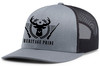 Heritage Pride Deer Head with Guns Antlers Outdoors Mens Embroidered Mesh Back Trucker Hat